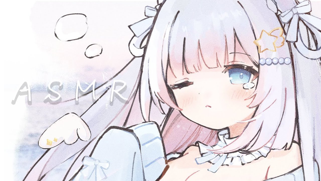 【ASMR】一緒にねよ？囁き多め。添い寝。寝息。耳トントン。Tapping,Relax,Sleep trigger【睡眠導入】