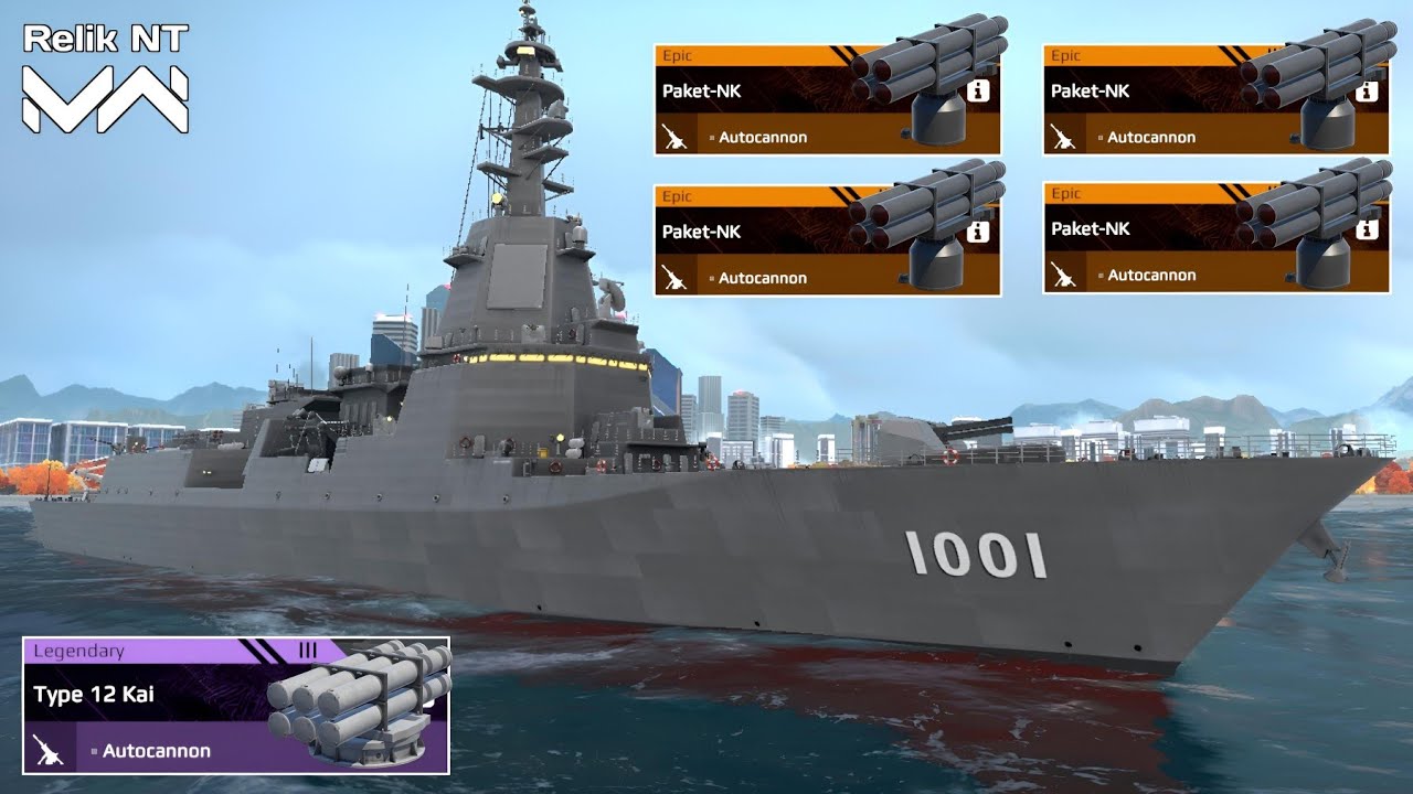 JS Ibuki With Paket-NK And Type 12 Kai Autocannon 😂 Modern Warships Gameplay 