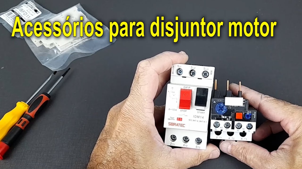 Acess&oacute;rios para disjuntor motor