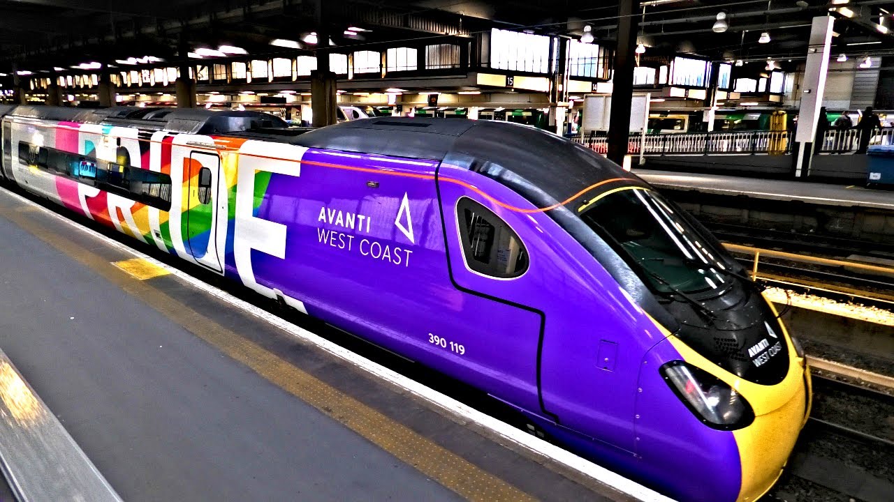 *NEW LIVERY* Avanti West Coast Pride Livery Pendolino! Launch day @ London Euston | 24/08/20