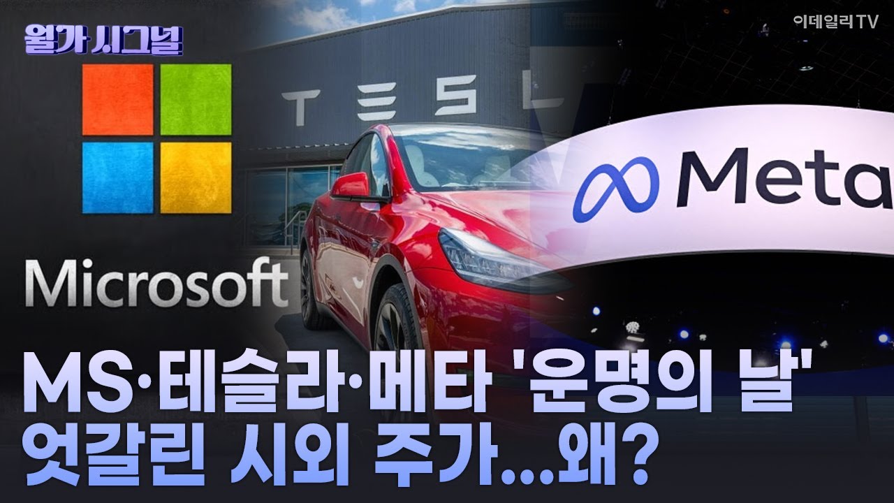 🚀 MS·테슬라·메타 '운명의 날' 엇갈린 시외 주가...왜? | Market Signal (20260129)