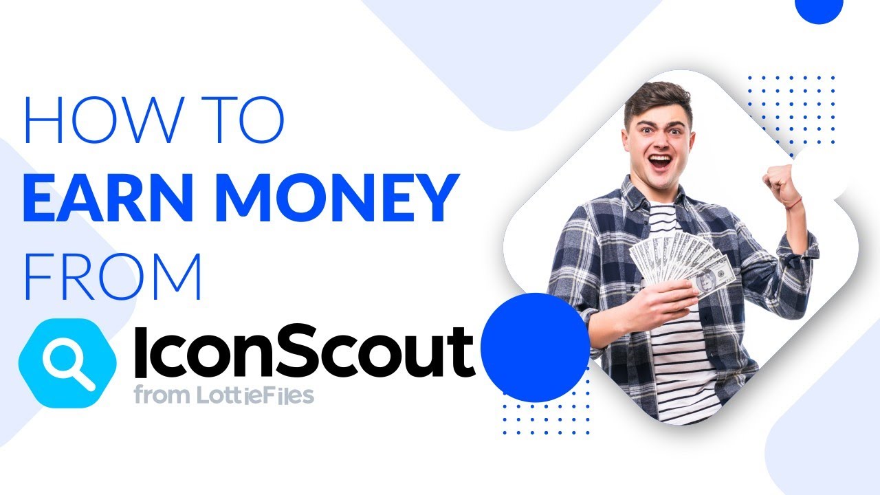 How to create a passive earning system with lottie file animations on iconscout.com