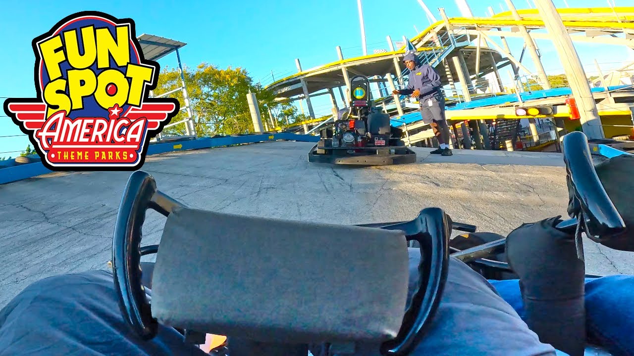 Chaos Track Go Karts On-Ride POV (4K) | Fun Spot America Kissimmee