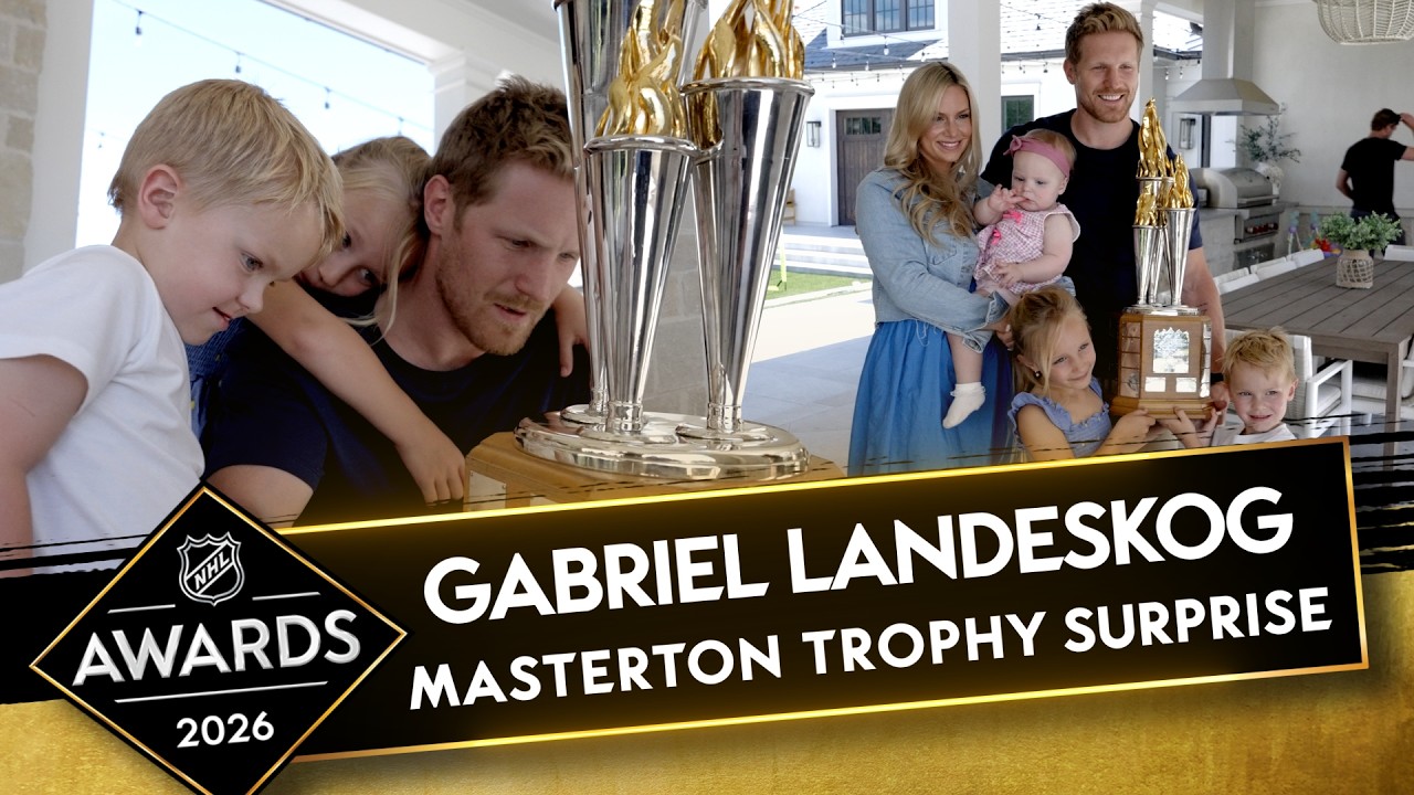 Gabriel Landeskog wins Masterton Trophy in Emotional Surprise 🥹