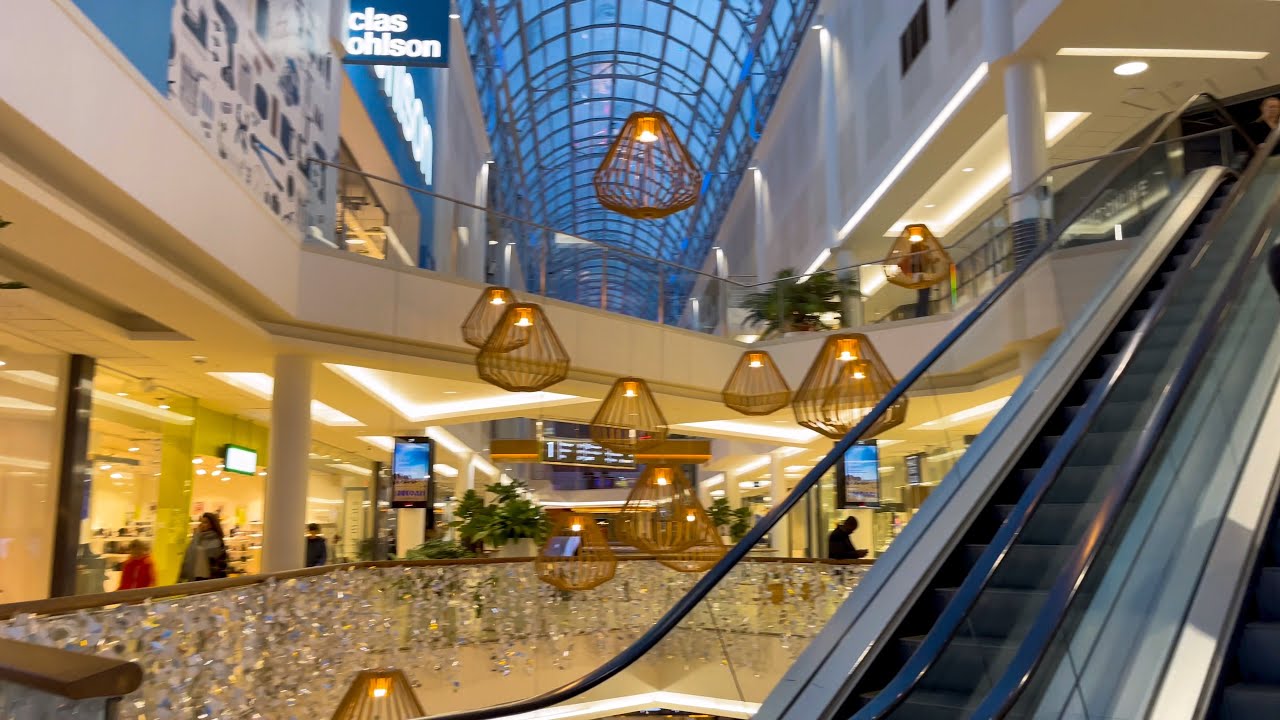 Sweden 🇸🇪:visit shopping mall in Sweden;T&auml;by centrum walk2022