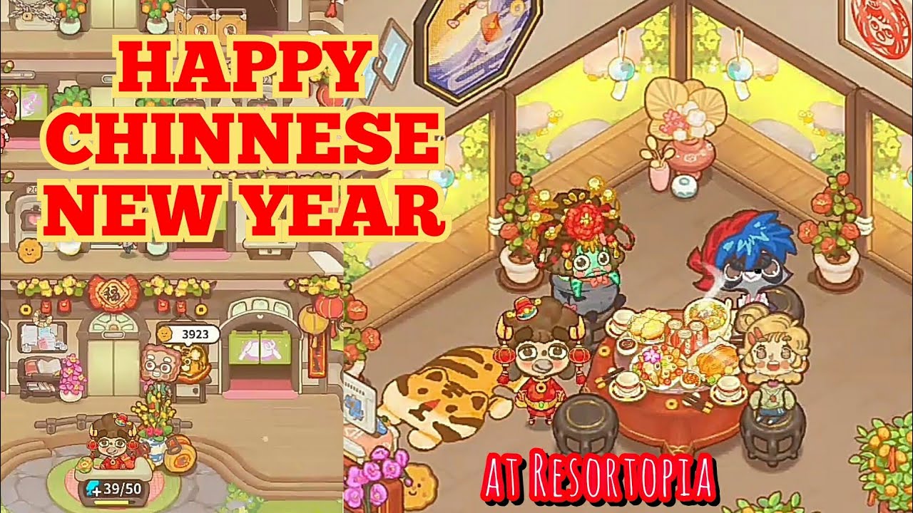 RESORTOPIA: Happy Chinesse New Year 🎆🎇 // Happy Lunar Year // Imlek 2022 at #Resortopia #IdleGame