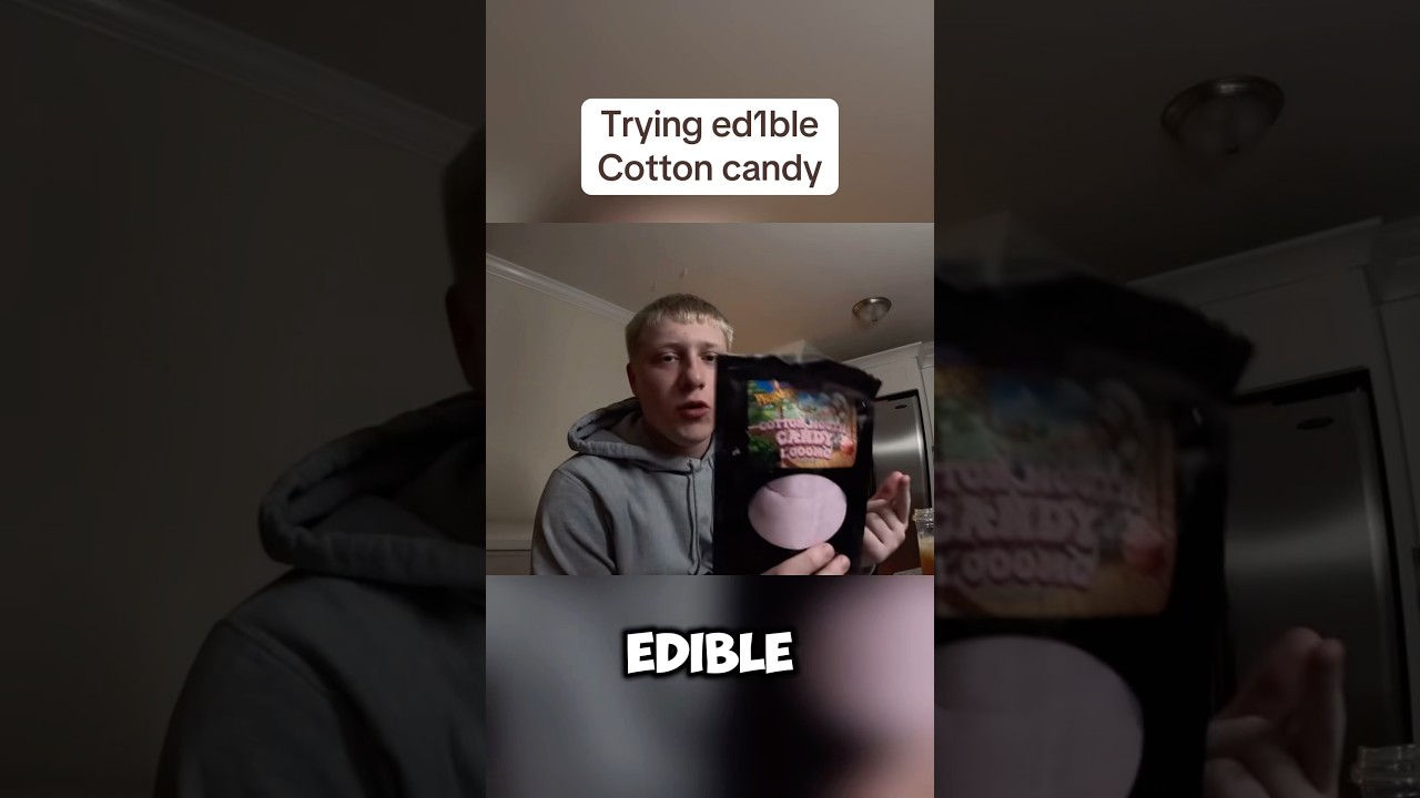 Trying Edible Cotton Candy! 🍃