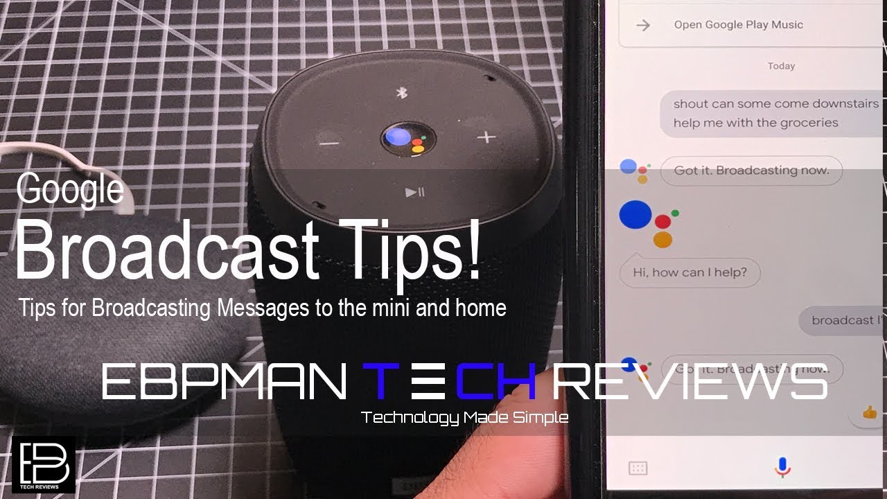 Google Home & Google Mini Broadcast Feature Explained ! Learn How to broadcast?