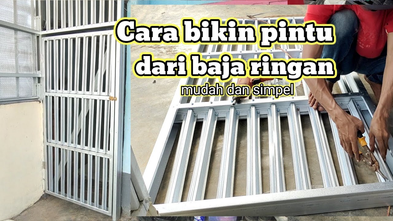 HOW TO MAKE A DOOR FROM MILD STEEL A MINIMALIST DOOR