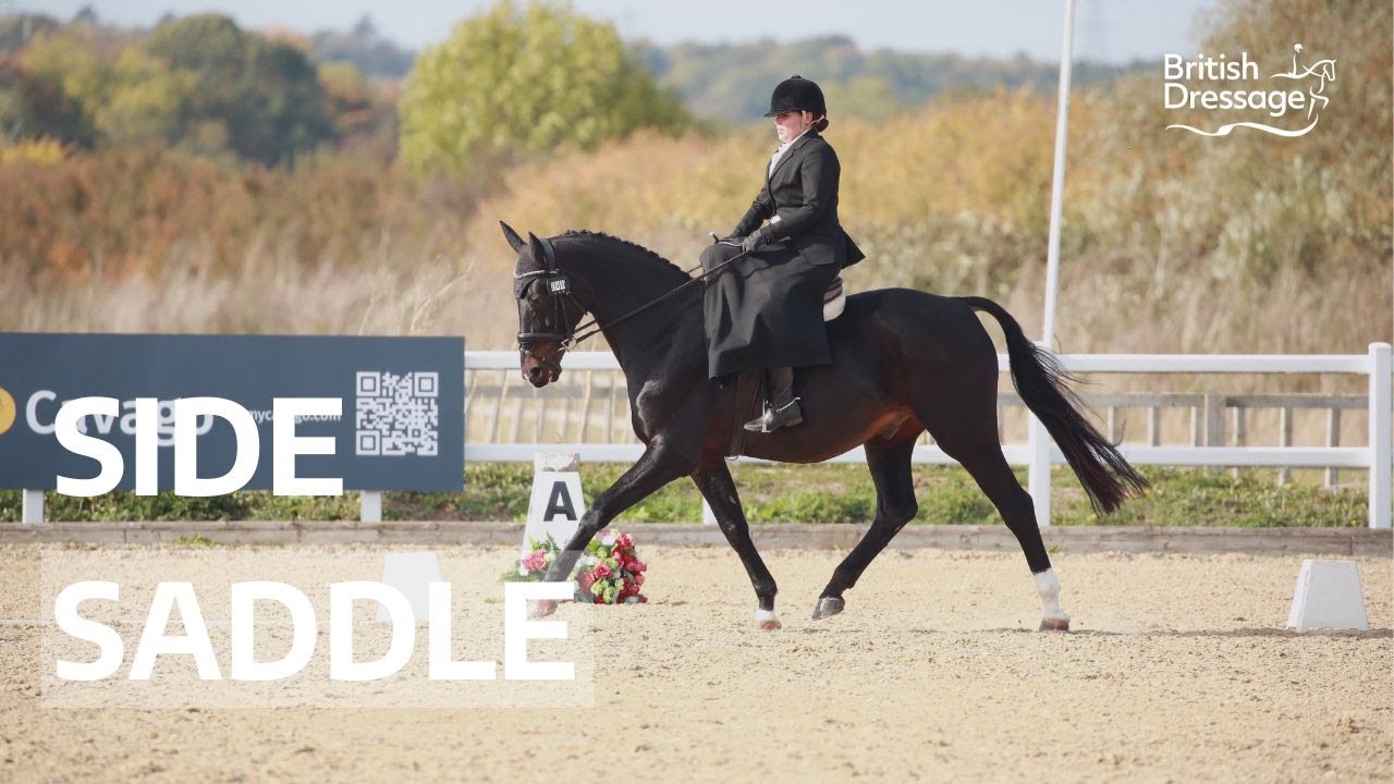 Side saddle meets British Dressage