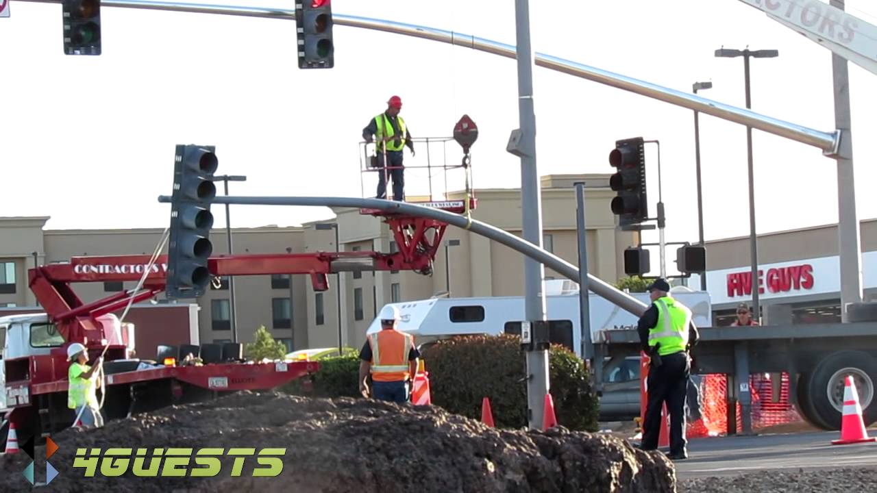 Street Traffic Signal Light Replacement