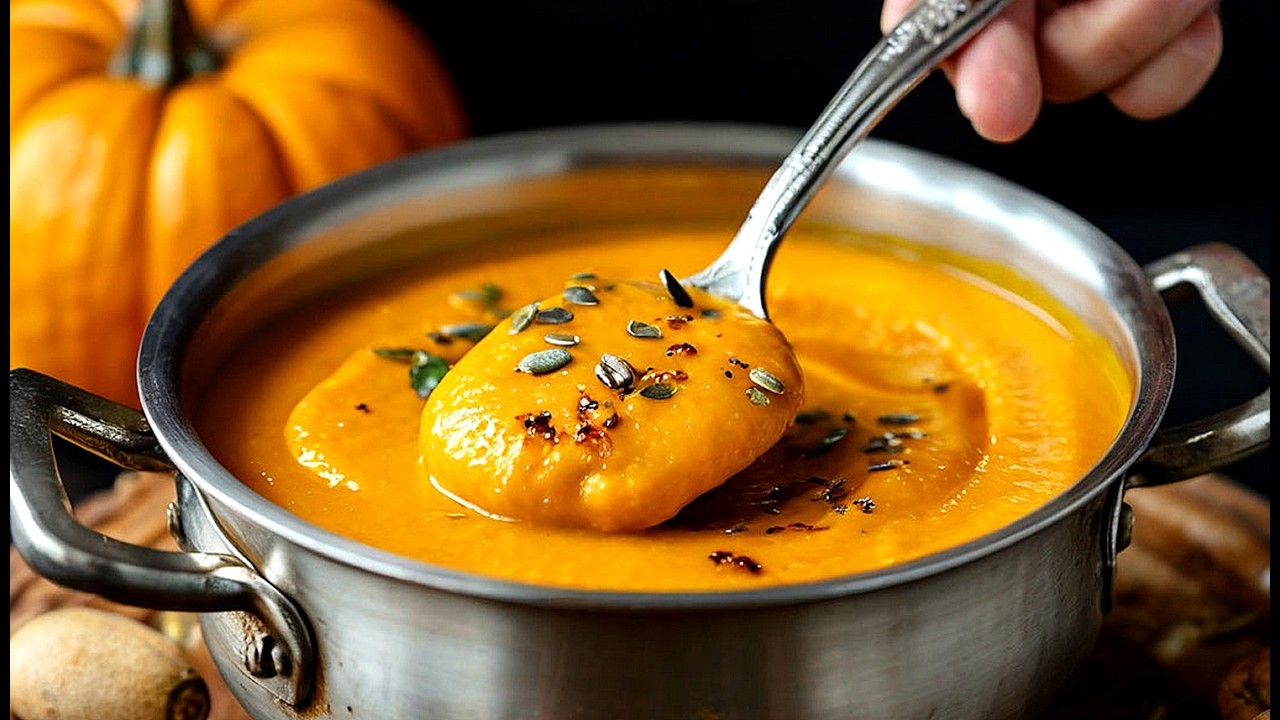 🔥🎃 Этот тыквенный суп настолько вкусный, что я готовлю его каждый день! Овощной суп за 30 минут.