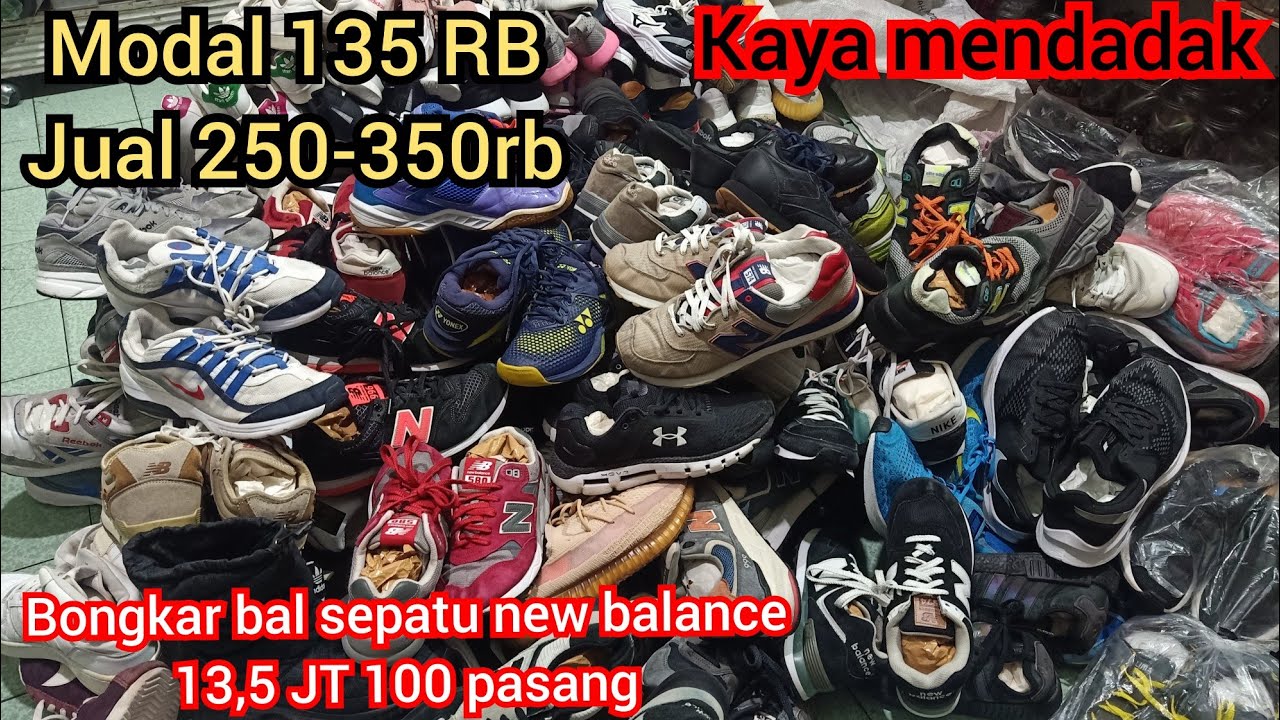 MODAL 135RB SUDAH DAPAT NEW BALANCE,HARGA 1 BAL 13,500 cuan banget