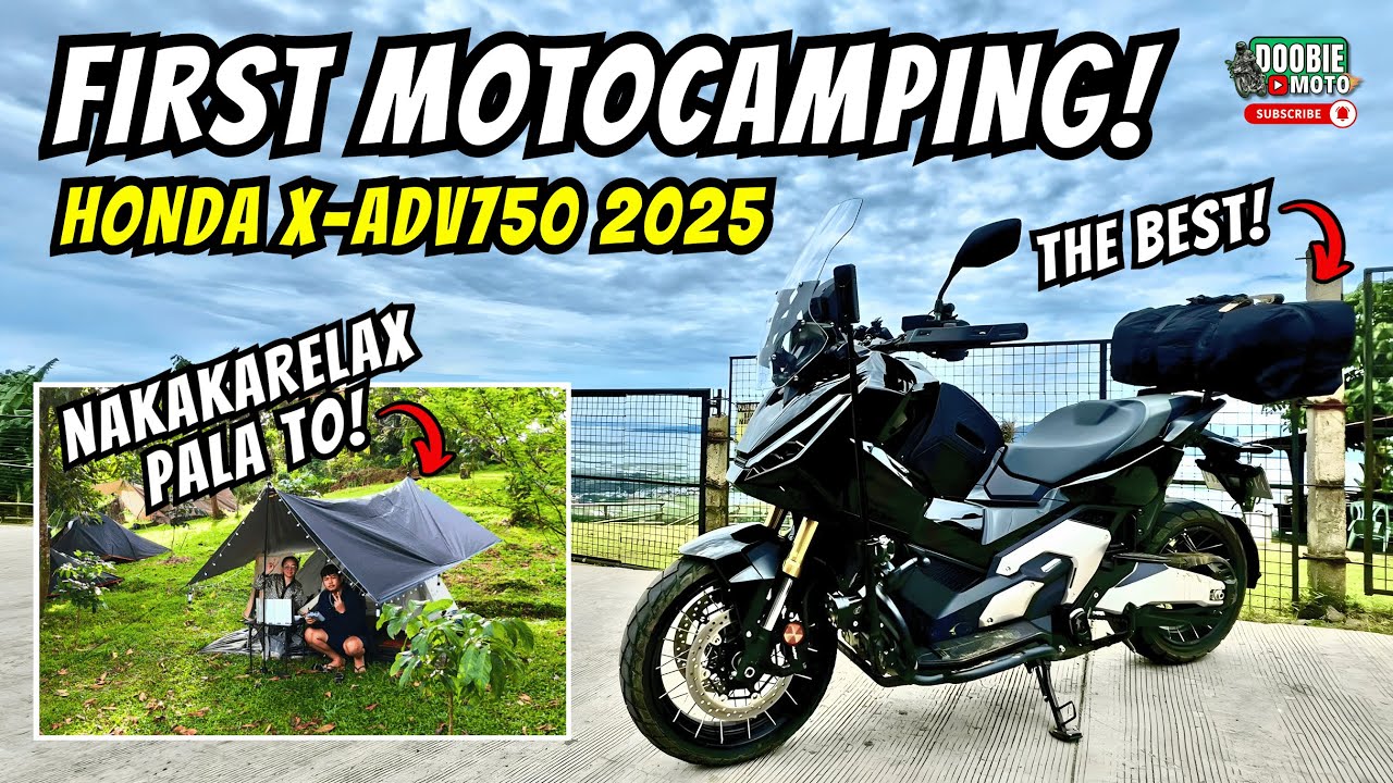 FIRST MOTOCAMPING EXPERIENCE! Honda XADV750 - Best All Around Scooter! | Cavinti Laguna Motovlog