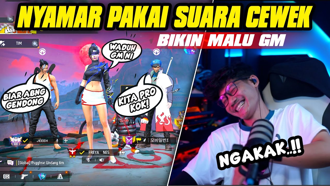 Prank Global Nyamar Pakai Suara Cewek Sampai Mau Di Gendong Sama GM Tapi Malah Gua Yg Gendong