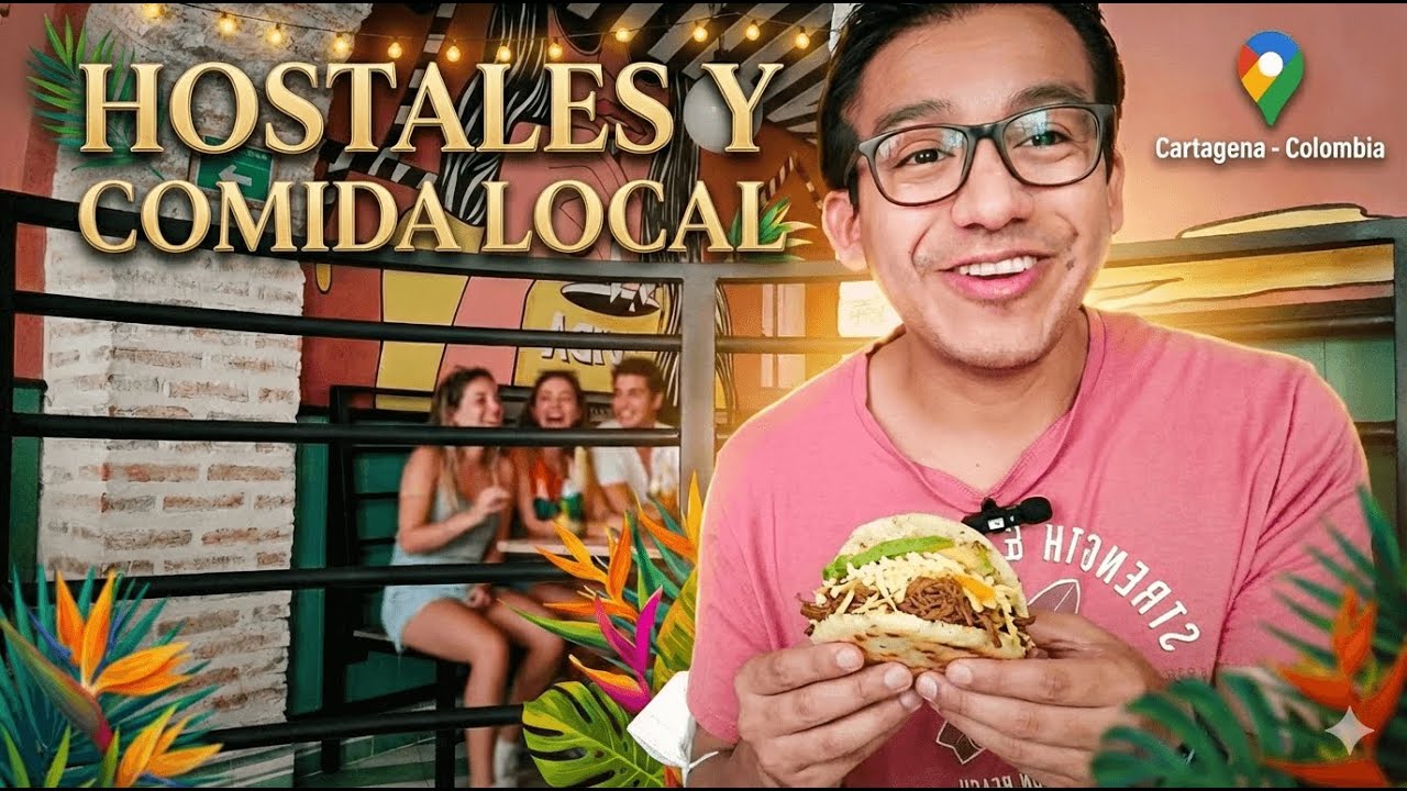 CARTAGENA: Hostales y Comida Local ¿Cómo viajar de LUJO con presupuesto de MOCHILERO? 🇨🇴
