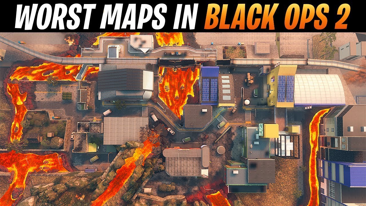 Top 10 WORST Black Ops 2 Maps in COD HISTORY | Chaos