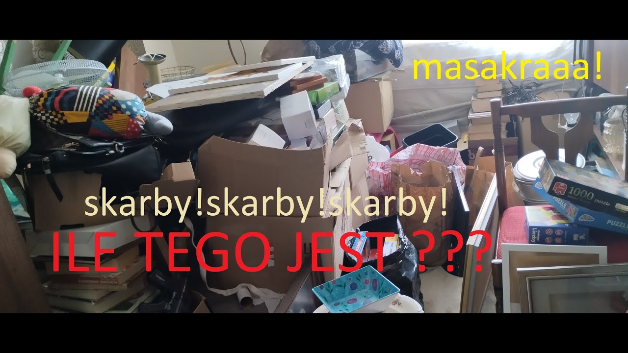Skarby ze śmietnika wypełniają moje magazyny.Tego jest mnóstwo!