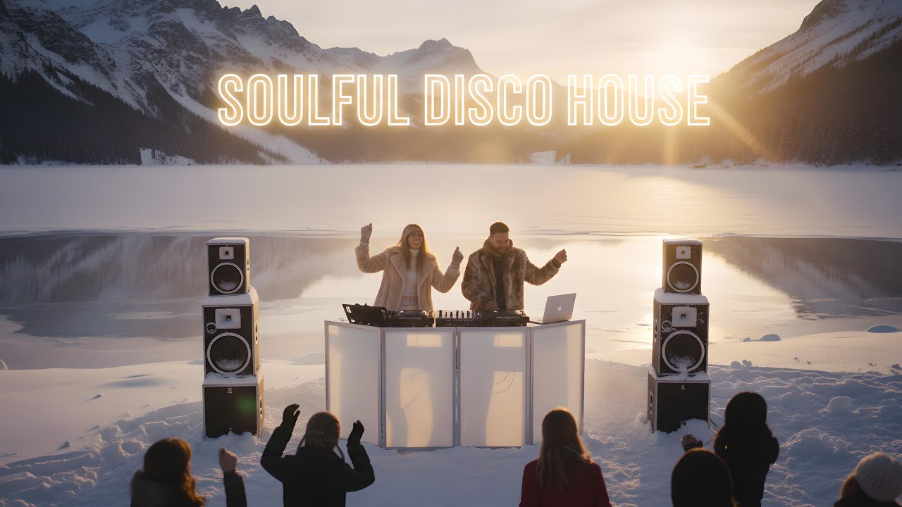 Morning Chill Soulful Disco House Music Mix – Sunset Vibes by the Frozen Lake