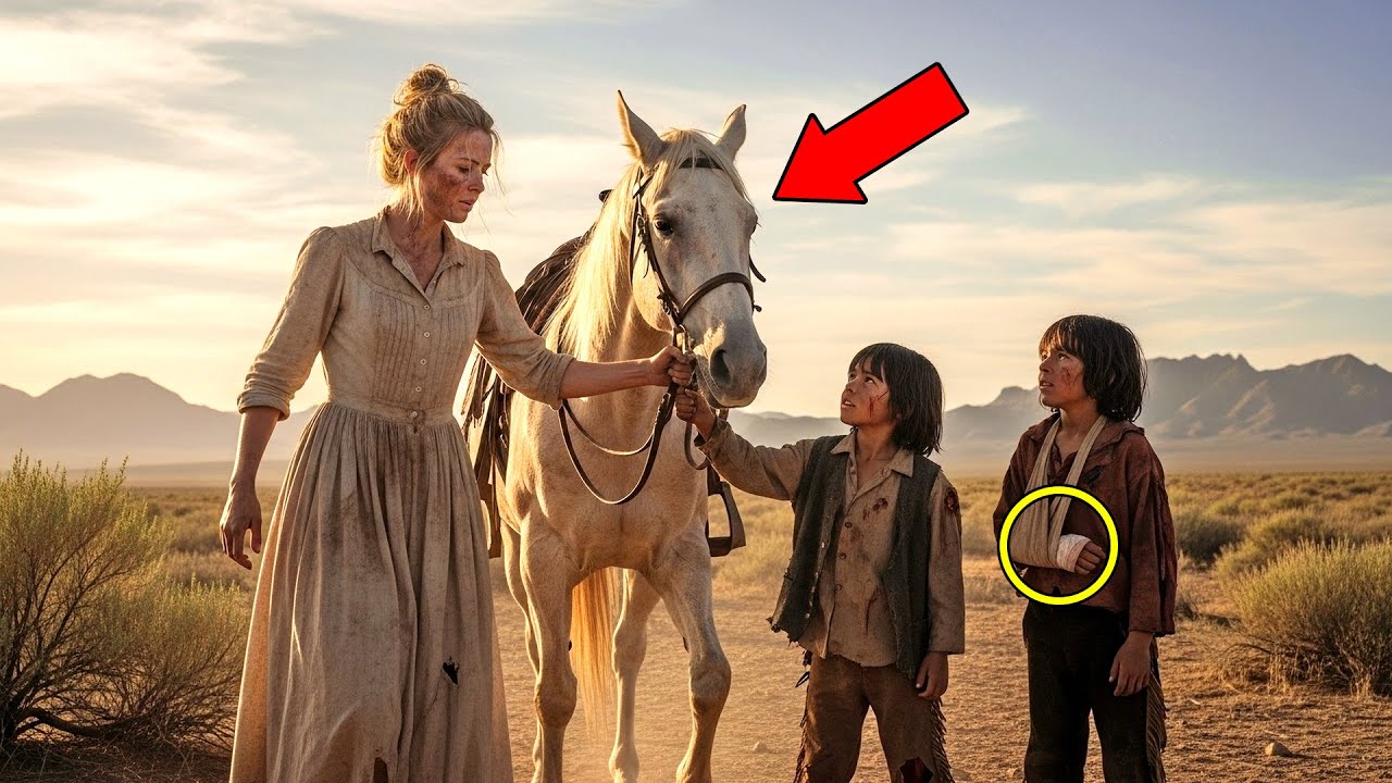 She Gave Her Last Horse to Two Bleeding Apache — At Dawn, Their Father Came With 200 Warriors