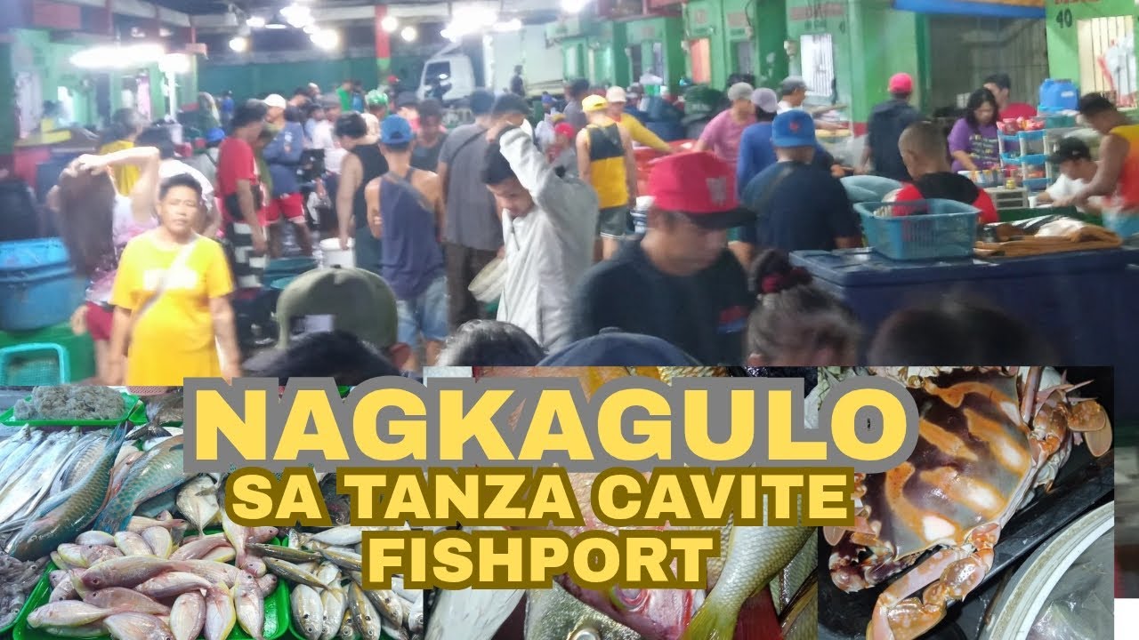AGAWAN NG ISDA NAGKAGULO SA FISH TERMINAL NG TANZA CAVITE 