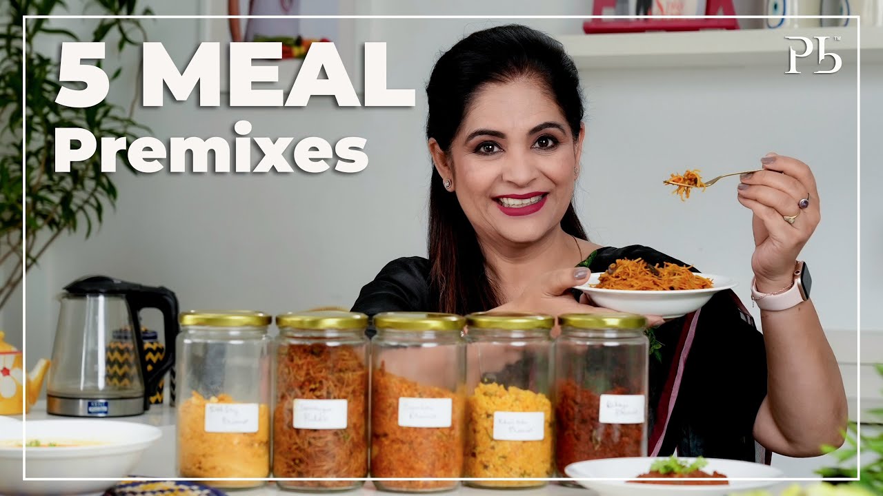 5 Meal Premixes for Students & Travelers I 5 Min Meals I गरम पानी डालो और खा लो I Pankaj Bhadouria