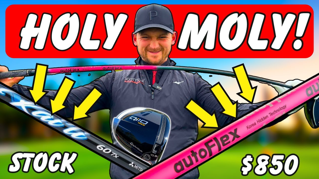 I Put a $850 AUTOFLEX Shaft In The Qi10 MAX DRIVER VS STOCK SHAFT...HOLY MOLY!