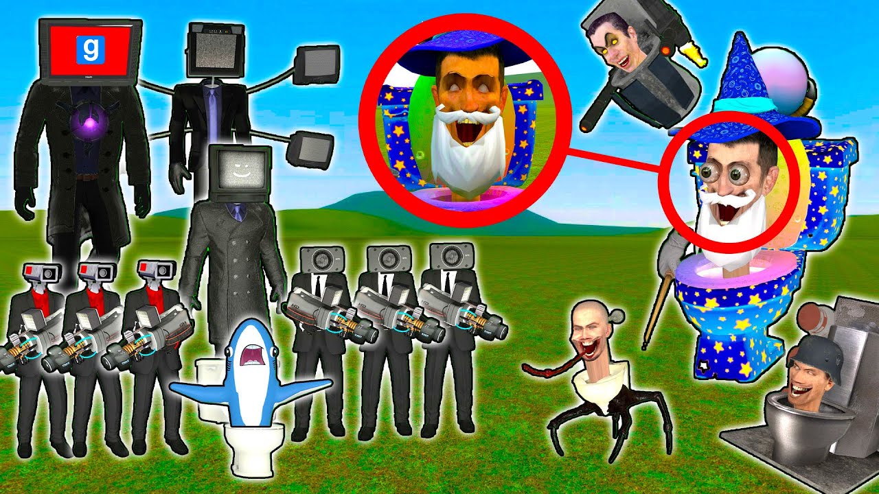 DRACULASS SI BOSS-UL TELEVIZOR SUNT ATACATI DE SKIBIDI TOALETA MAGICIAN DIABOLICA! CAMERAMANII FUG!