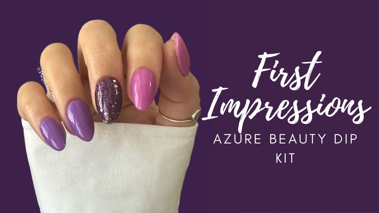DIP IT OR DUMP IT? Azure Beauty Dip Powder Kit | Dip Powder Nails At Home