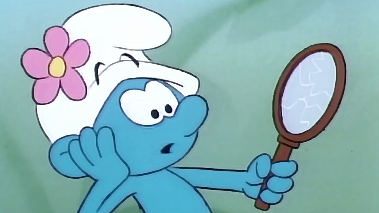 Den magiska spegeln • Smurfarna