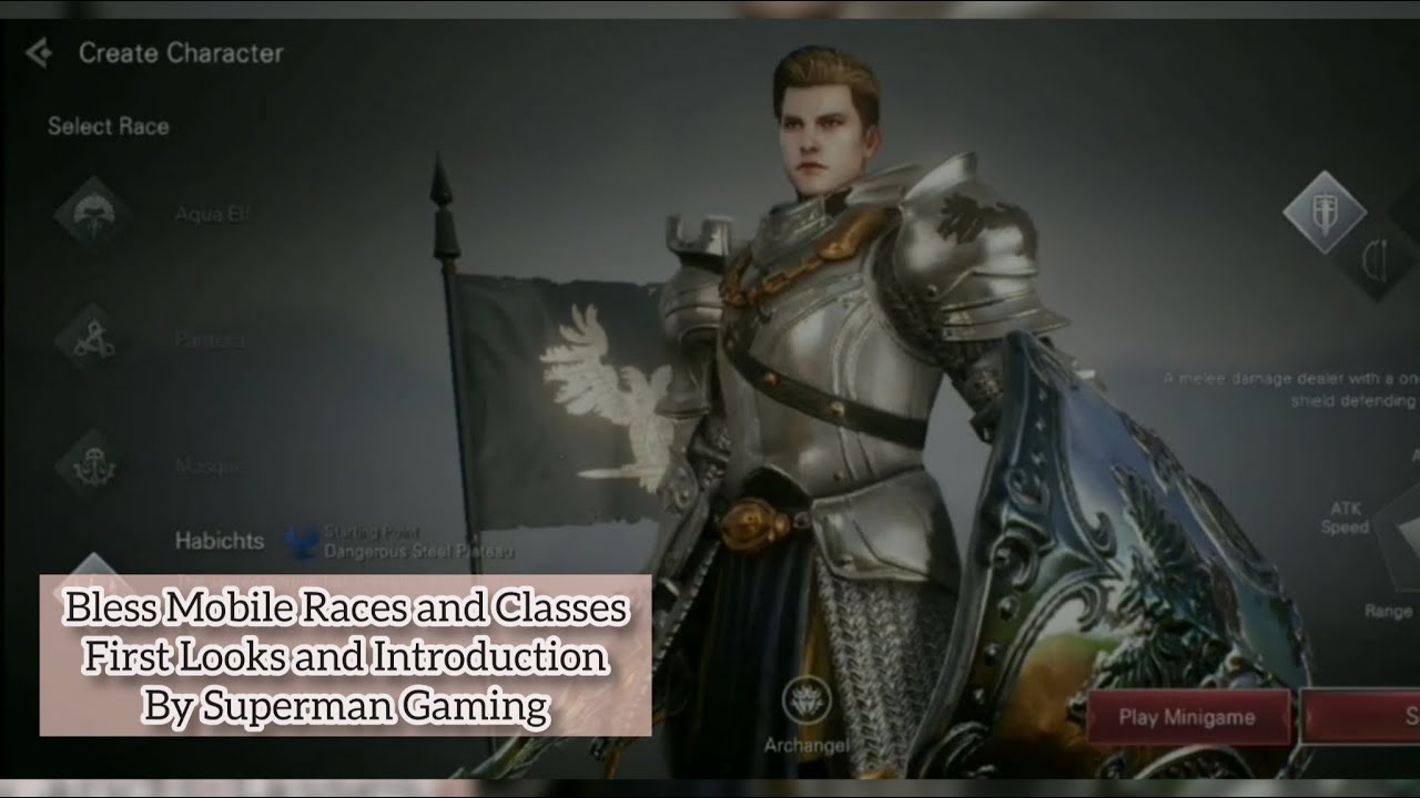 Bless Mobile Classes,Jobs and Races First Looks and Introduction