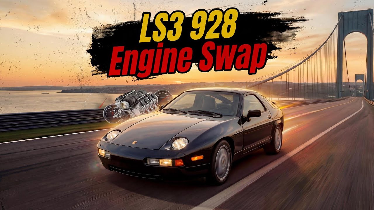 Этот Porsche 928 получил замену LS3... Давайте посмотрим