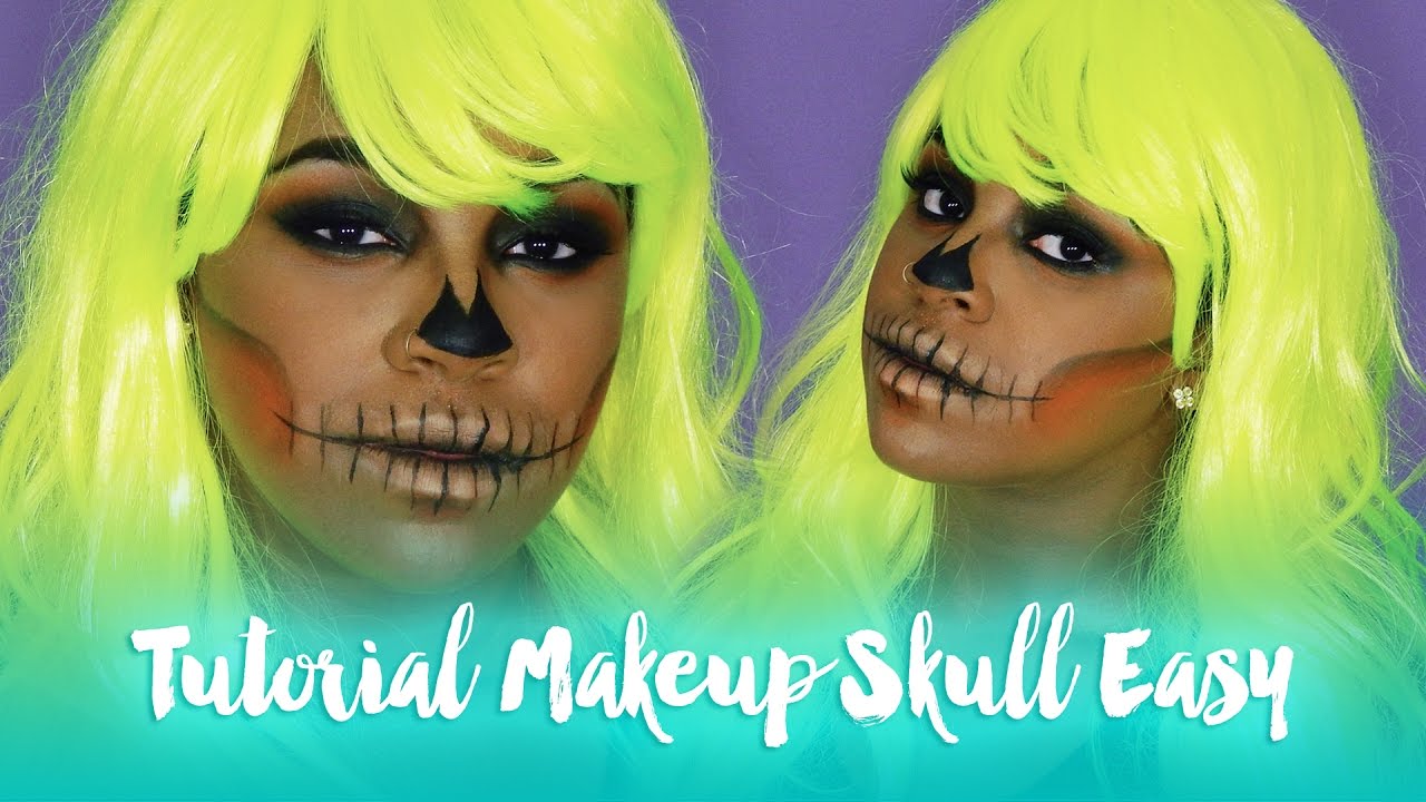 Halloween Makeup Tutorial - Easy Skull | Kitana Dreams