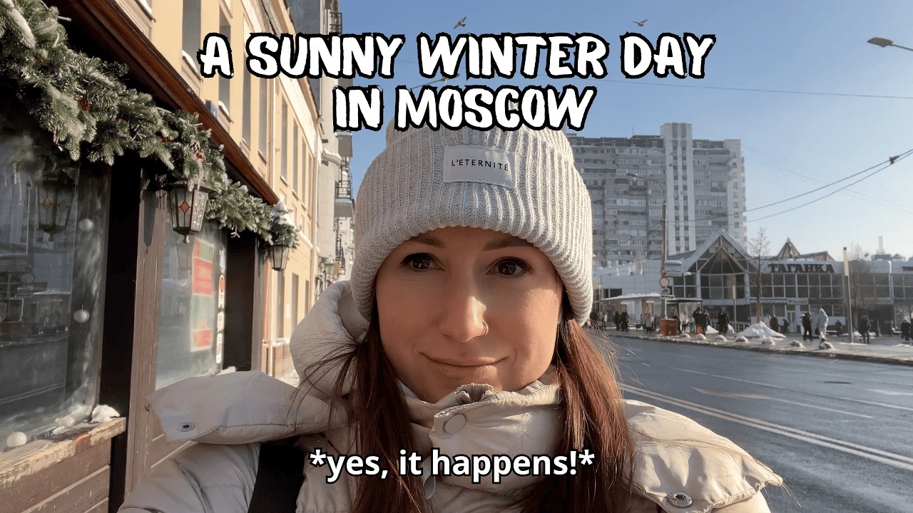 A Sunny Winter Day: Dog Walks, Headstands & Library Vibes in Moscow ☀️
