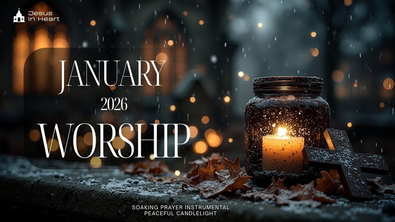 January 2026 Worship Music & Soaking Prayer Instrumental - Peaceful Candlelight