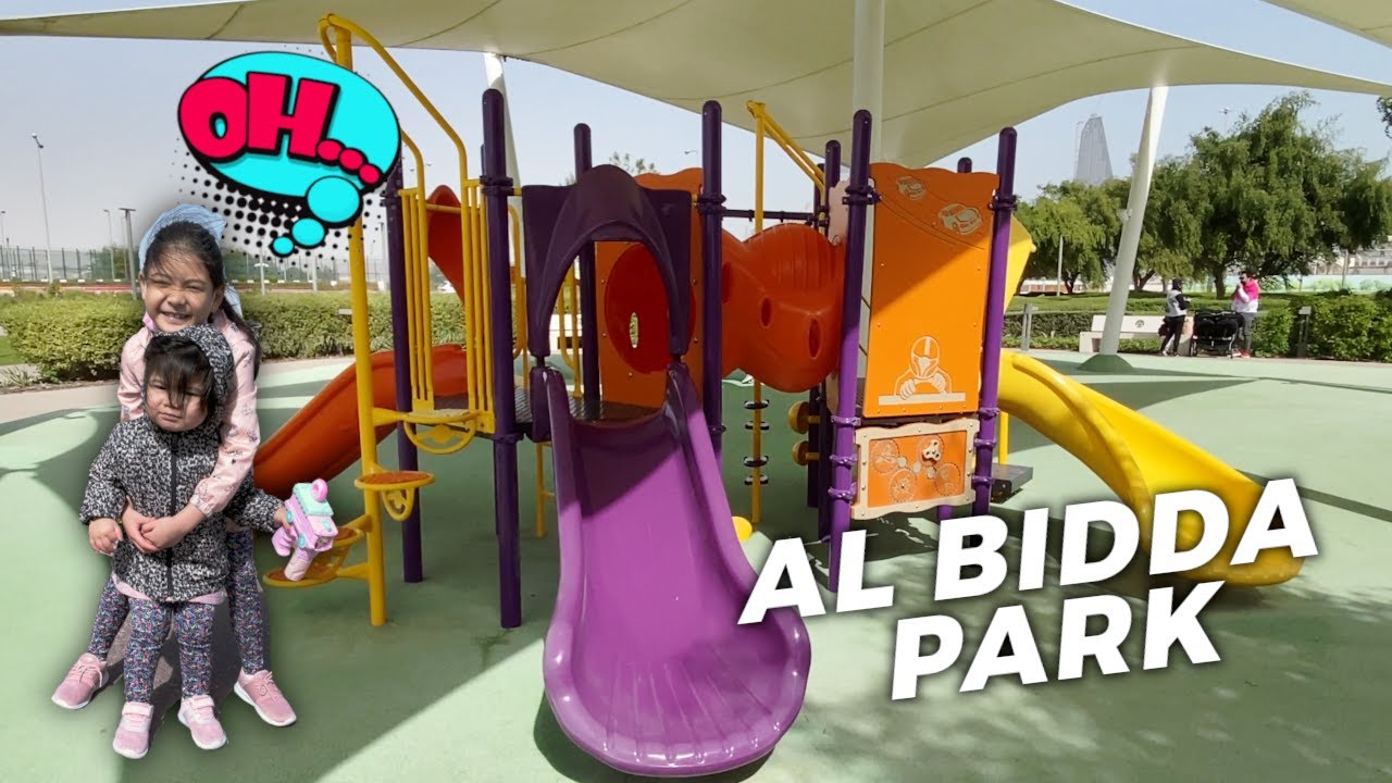 Visit the best Park in Doha Qatar | With Krizea & Khalia