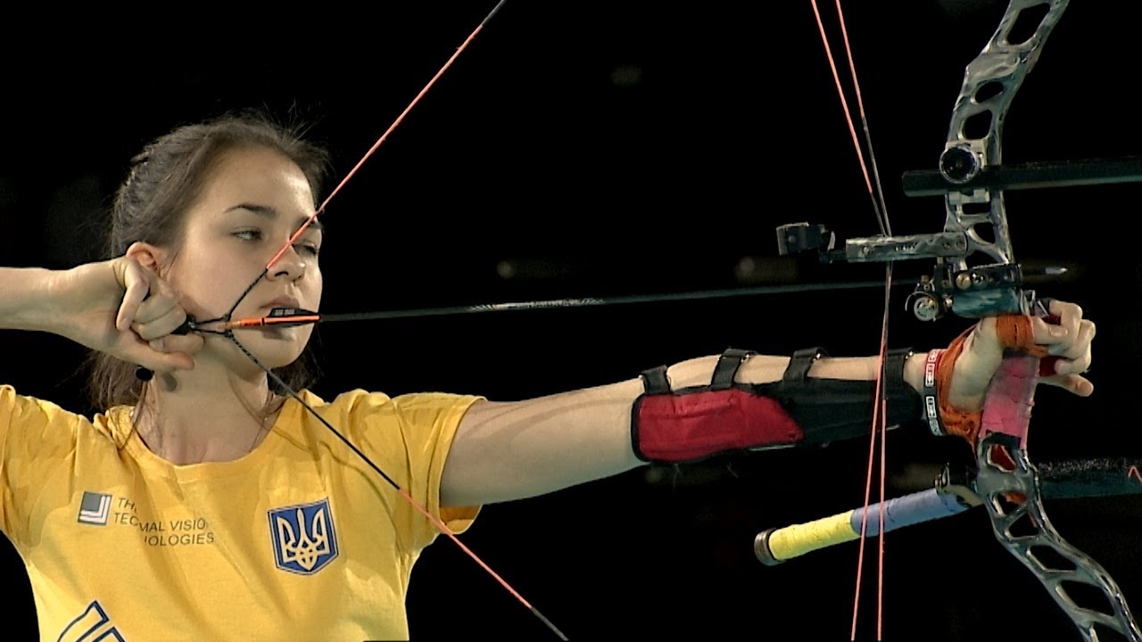 Ukraine v Russia – compound junior women's team bronze | Nimes 2014 World Indoor Championships