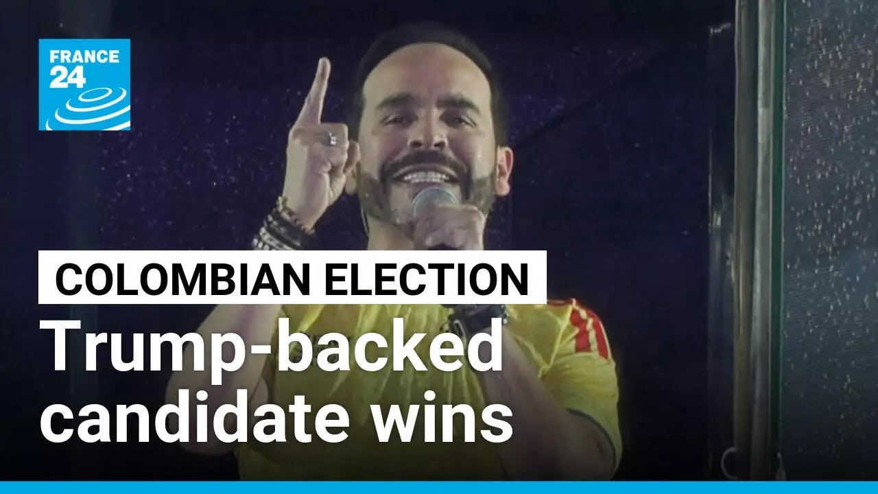 Trump-backed candidate set to win Colombian presidential election &bull; FRANCE 24 English