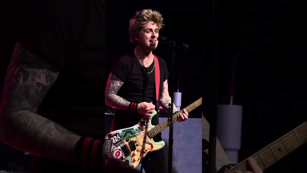 Green Day One of My Lies Live Irving Plaza NYC 1/18/24
