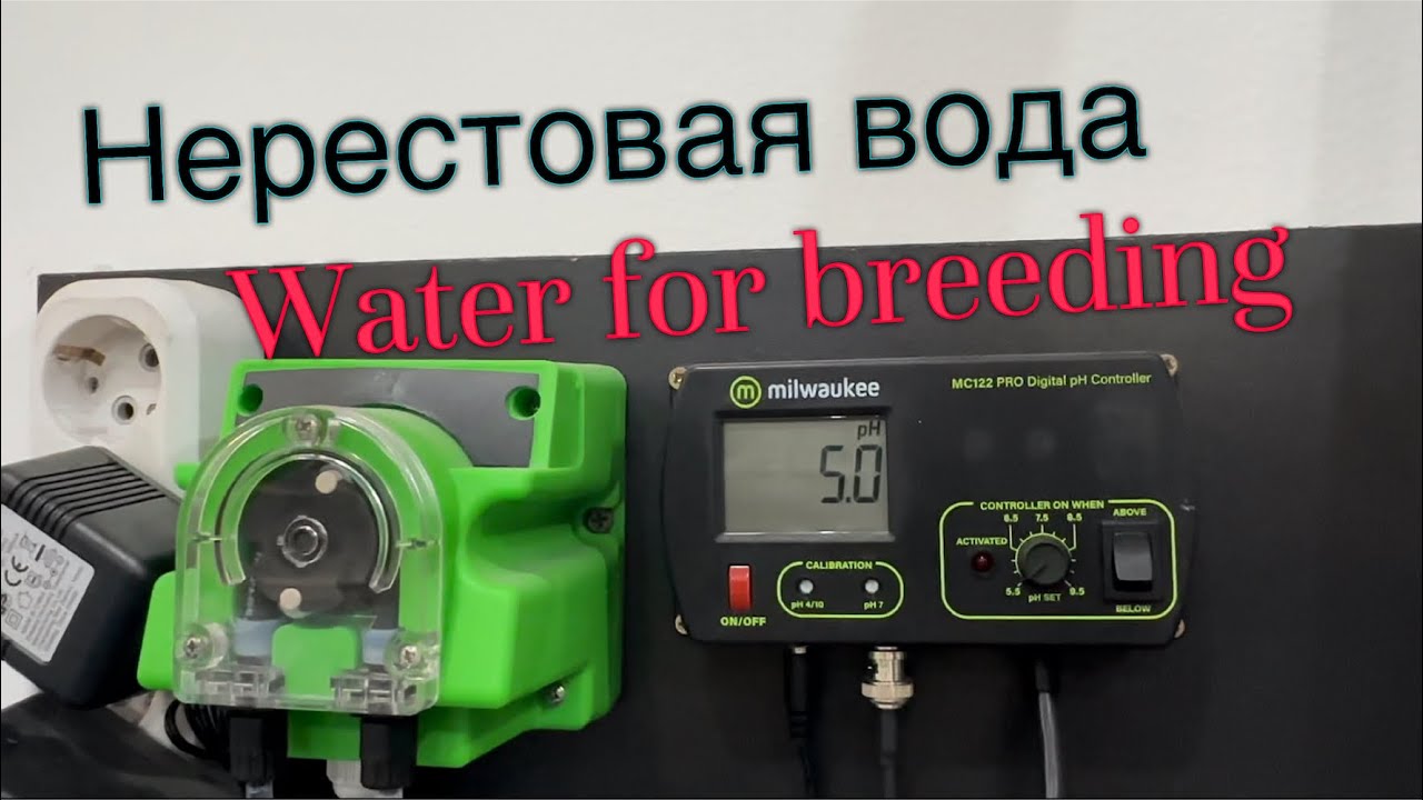 Подготовка нерестовой воды в ADC.