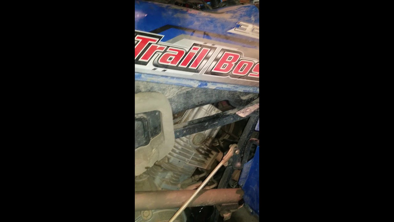 Polaris 330 stuck in gear, broken bell crank