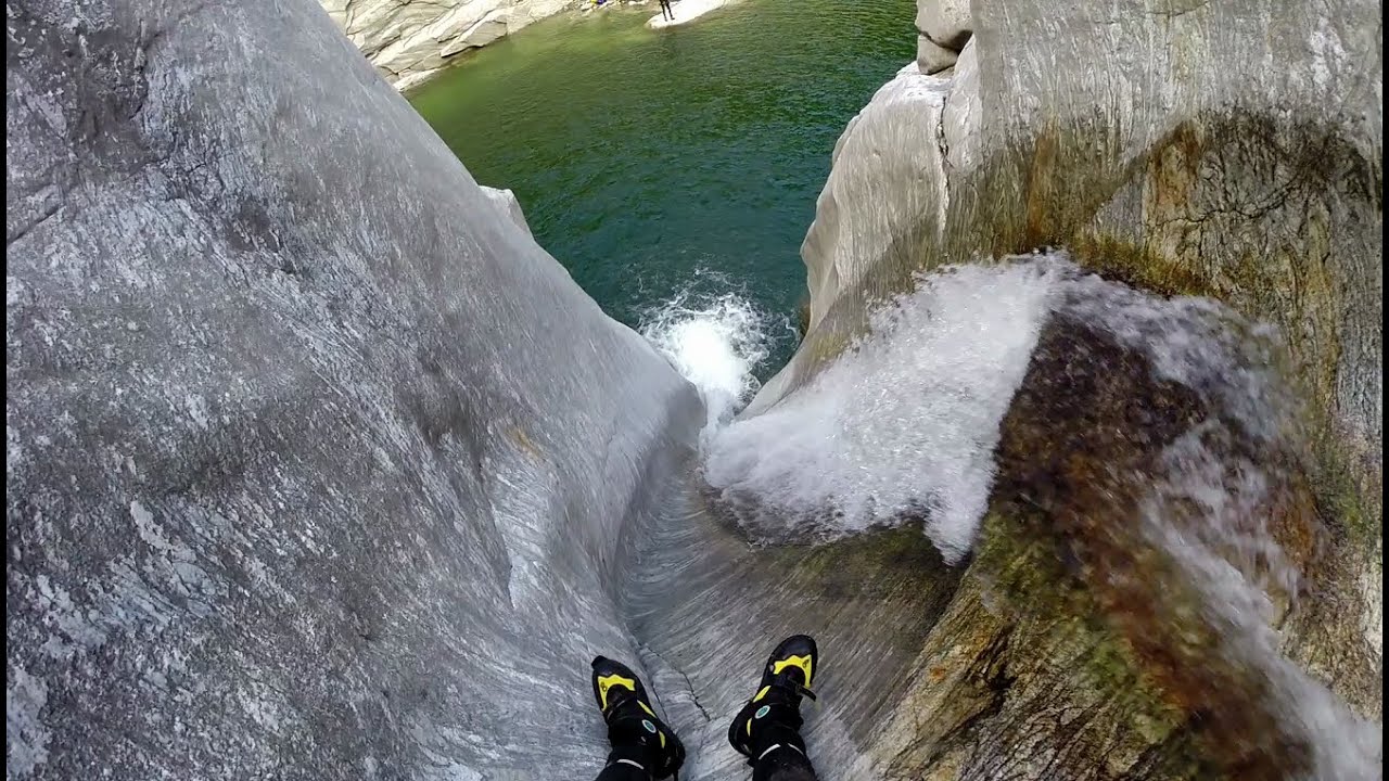 Canyoning Corippo Switzerland