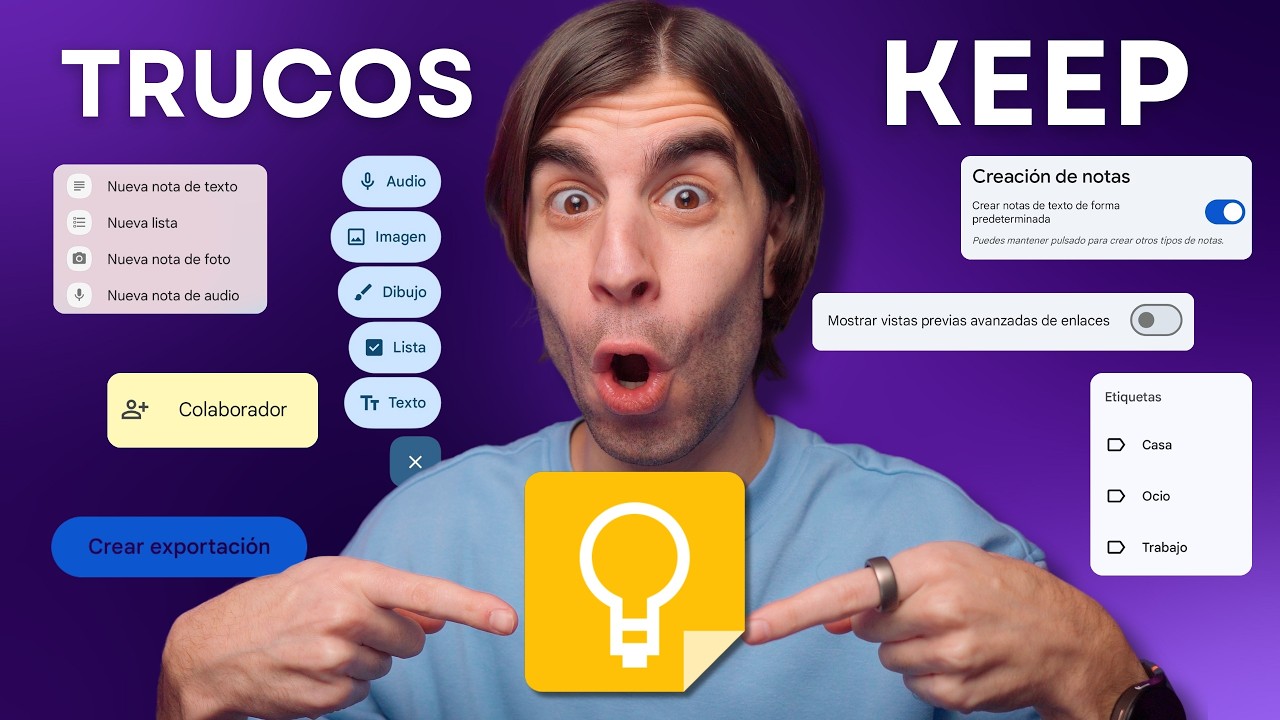 Google Keep es MEJOR de lo que crees: 15 trucos PRO🔥