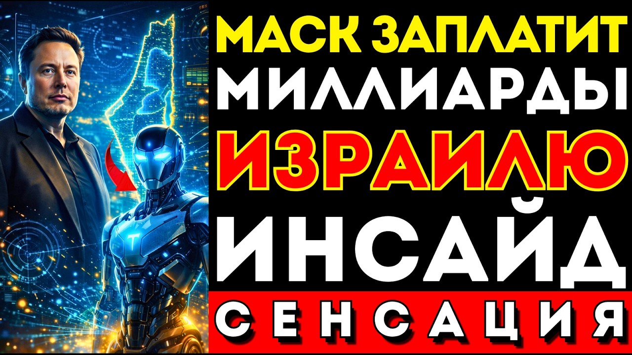 МАСК ВЫБРАЛ ИЗРАИЛЬ. Робототехника, которая изменит Tesla