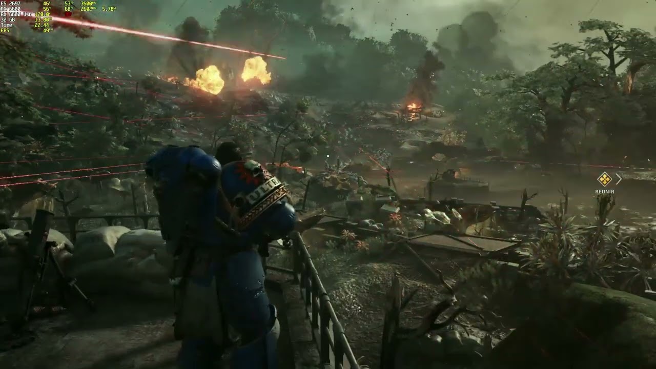 Warhammer 40,000: Space Marine 2 - E5 2697 V3 / RX 6600