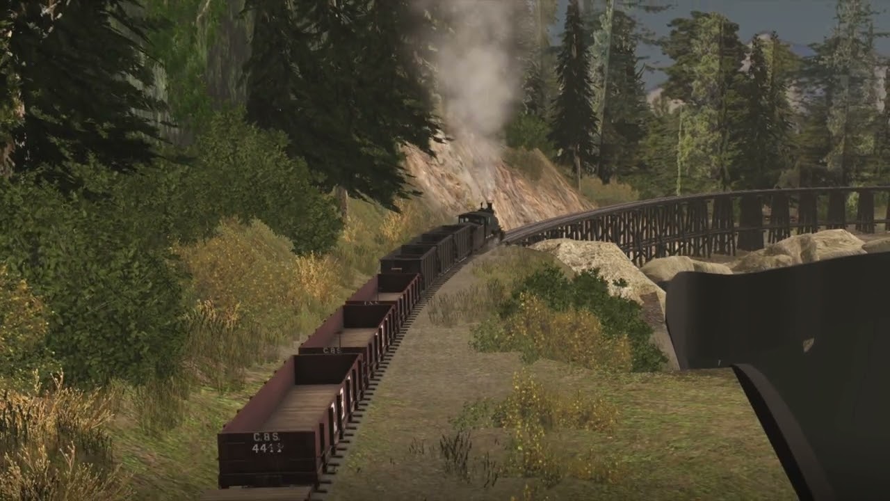 Colorado and Southern(ish) HOn3 Model Railroad Design Plan 3D Trainz 2019 Simulation