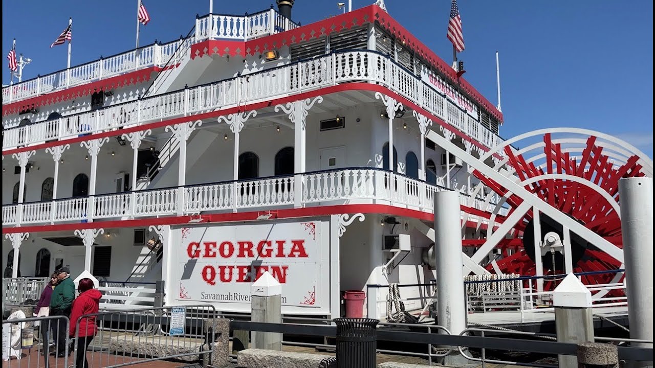 Savannah Riverboat Cruises | Lunchtime Cruise On The Georgia Queen