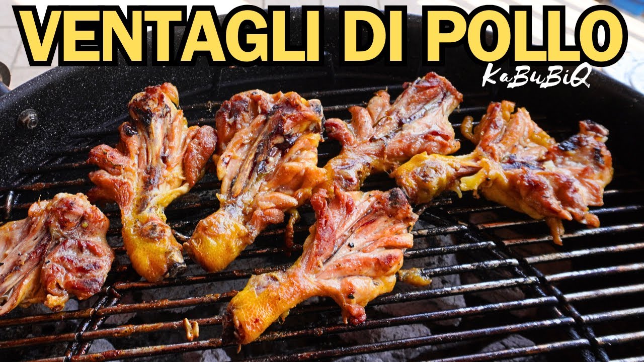Cosce di pollo alla brace mai più crude al centro!!! VENTAGLI DI POLLO!!!