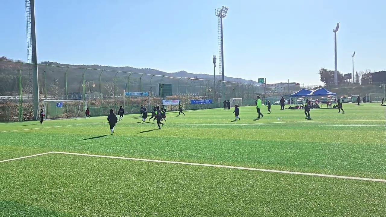 보은동계 3학년U9 관악FC vs 충남아산FC 후반 4일차