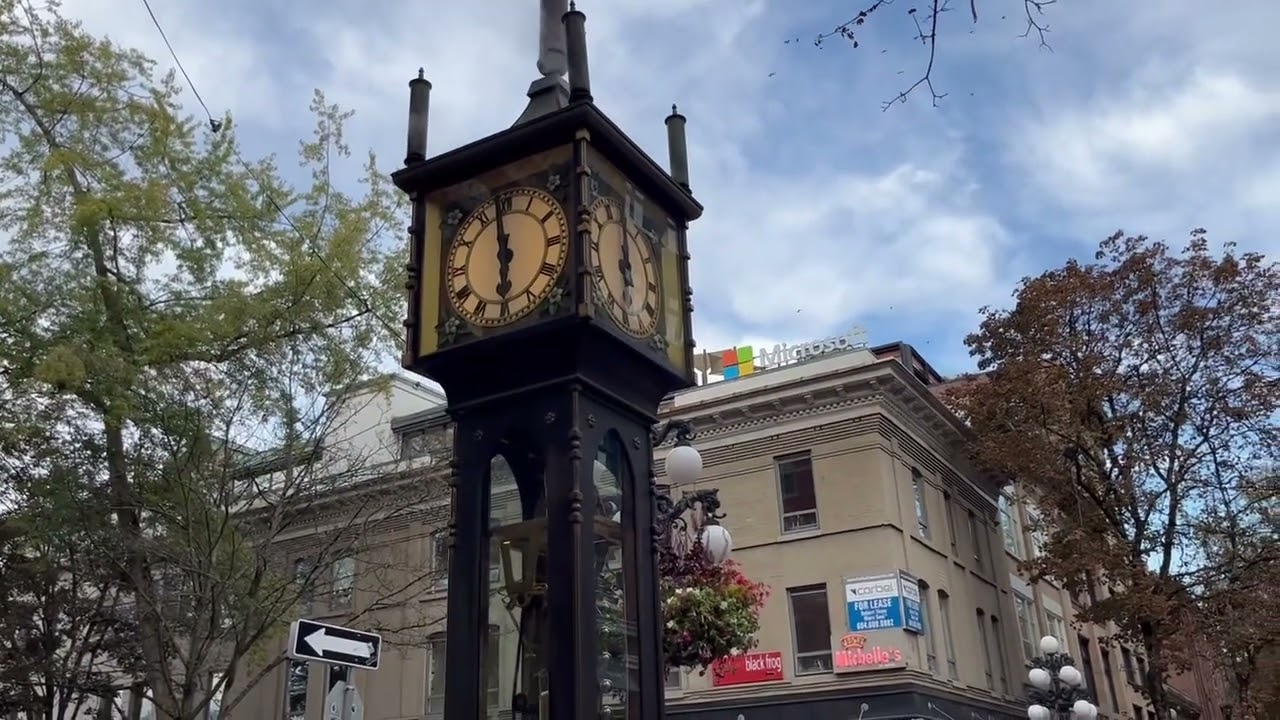Steam clock ￼￼￼